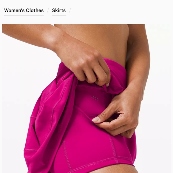 Pace Rival Skirt Tall * Ripened Rasberry - Picture 6 of 7